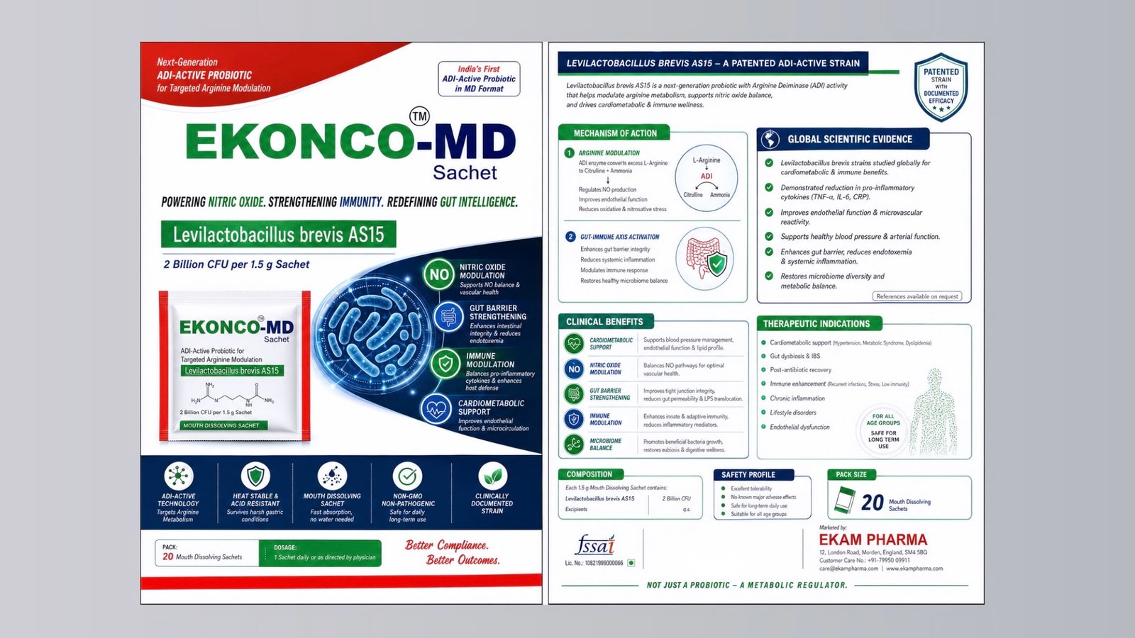 EKONCO-MD Sachet packaging